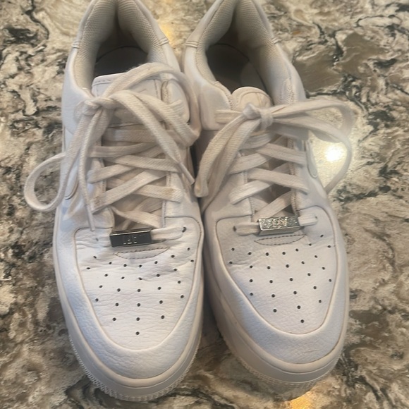 Nike Air Force one 7.5 platform shoe - Picture 2 of 8